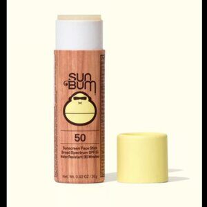 Sun Bum SPF 50 Face Stick Paper Tube Sunscreen NEW!